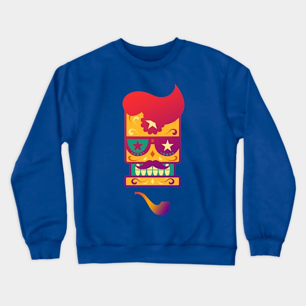 Skull Smoker Crewneck Sweatshirt by alimajaz